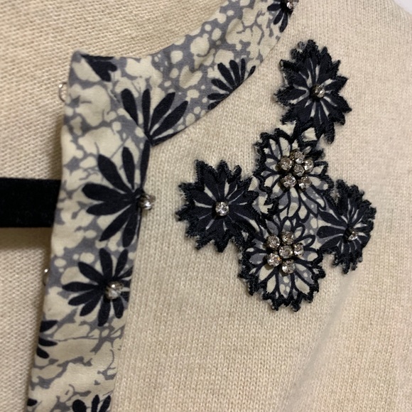 J. Crew Jeweled Flower Cardigan - Picture 5 of 7